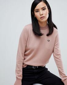 Розовый трикотажный джемпер Fred Perry - Розовый 1347037