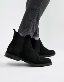 Черные замшевые ботинки челси Office Iberian - Черный 1344014