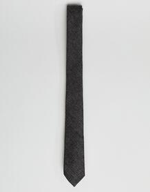 Серый фактурный галстук ASOS DESIGN - Серый 1341085