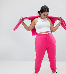 Розовые спортивные брюки с логотипом-галочкой Nike Plus - Розовый 1256348