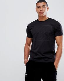 Черная футболка с логотипом Emporio Armani - Черный ea7 1312440
