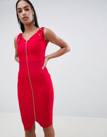 Платье миди на молнии Vesper - Красный 1335164