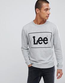 Свитшот с логотипом Lee Jeans - Серый 1330569
