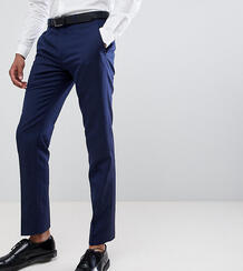 Облегающие льняные брюки Farah exclusive - Темно-синий Farah Smart 1290852
