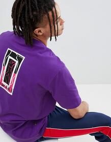 Фиолетовая футболка в стиле 90-х с принтом SWEET SKTBS - Фиолетовый 1356105