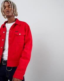 Классическая джинсовая куртка Calvin Klein - Красный 1339760