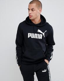Черный худи-пуловер с отделкой лентой Puma 85241601 - Черный 1317285