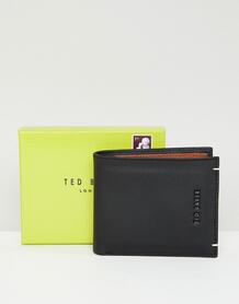 Кожаный бумажник с микроперфорацией Ted Baker Stormz - Черный Ted Baker 1314013