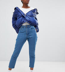 Укороченные джинсы в винтажном стиле Noisy May Petite - Синий 1358761