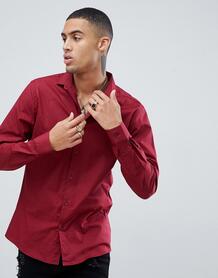 Бордовая рубашка Twisted Tailor - Красный 1321189