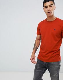 Красная футболка с логотипом Abercrombie & Fitch pop icon - Красный Abercrombie& Fitch 1341663