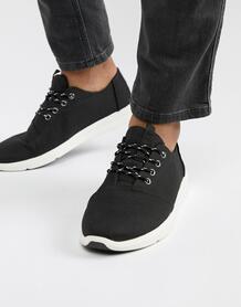 Черные парусиновые кроссовки Toms Del Rey - Черный 1335848