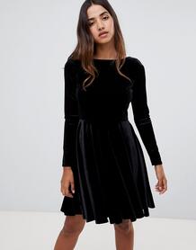 Платье с длинными рукавами Closet London - Черный 1352243