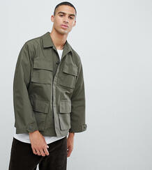 Куртка цвета хаки в стиле милитари Reclaimed Vintage revived - Зеленый 1334323