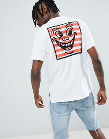 Белая футболка с принтом на спине Element x Keith Haring - Белый 1297659