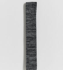 Темно-серый трикотажный галстук Heart & Dagger - Серый 1269499