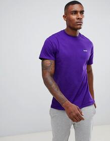 Фиолетовая футболка с вышивкой realite boohooMAN - Фиолетовый 1351921