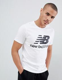 Белая футболка с логотипом New Balance MT83530_WT - Белый 1345817