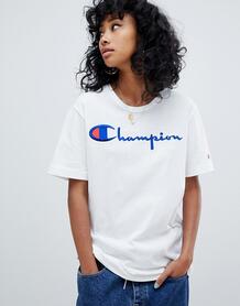 Oversize-футболка с логотипом Champion - Белый 1300290