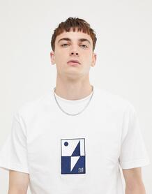 Белая футболка с вышитым логотипом Parlez - Белый 1331196