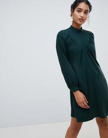 Платье-рубашка с длинными рукавами Closet London - Зеленый 1352155