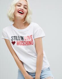 Футболка Love Moschino Still in Love - Белый 1330835