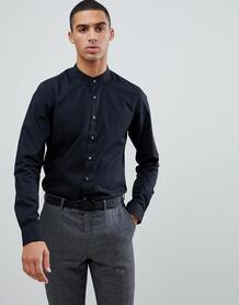 Черная эластичная приталенная рубашка с воротником на пуговице Calvin Calvin Klein 1282838