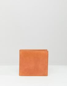 Коричневый кожаный бумажник Abercrombie & Fitch - Коричневый Abercrombie& Fitch 1338502