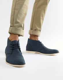 Темно-синие ботинки чукка New Look - Темно-синий 1359071