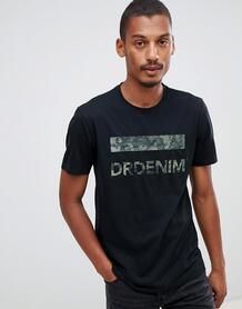 Черная футболка с логотипом Dr Denim Patrick - Черный 1355342