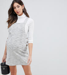 Платье с застежкой сбоку New Look Maternity - Серый 1356132