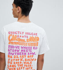 Oversize-футболка с надписью Carnival Crooked Tongues - Серый 1328381