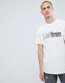 Белая футболка с логотипом Lee Denim - Белый 1330122