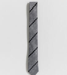 Серый галстук с цветочным принтом Heart & Dagger - Серый 1269515