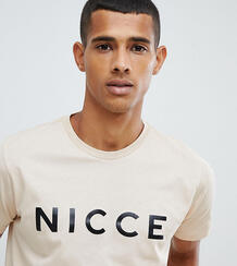 Бежевая футболка с логотипом Nicce эксклюзивно для ASOS - Бежевый Nicce London 1308656