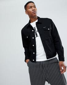 Эластичная джинсовая куртка Calvin Klein Jeans - Черный 1286399