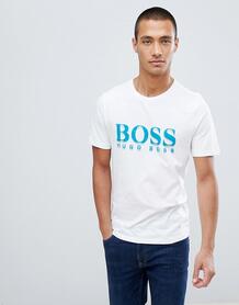 Белая футболка с логотипом Boss - Белый Boss Orange 1315771