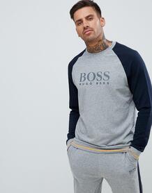 Свитшот BOSS Bodywear Authentic - Серый Boss Orange 1308511