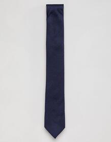 Шелковый галстук в красный горошек Esprit - Темно-синий EDC by Esprit 1299272