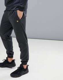 Черные флисовые джоггеры Lyle & Scott Fitness Hislop - Черный 1296450