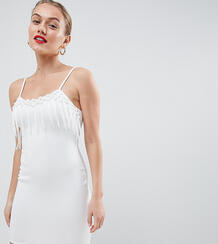 Белое платье мини Flounce London Petite - Белый 1312686
