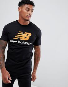 Черная футболка с логотипом New Balance MT73587_BK - Черный 1335573
