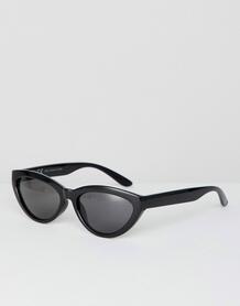 Солнцезащитные очки кошачий глаз Weekday - Черный 1277317