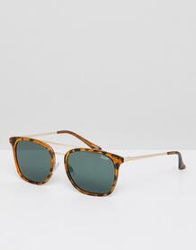Солнцезащитные очки в стиле ретро в черепаховой оправе Quay Australia 1325996