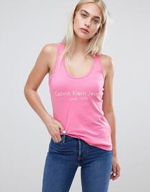 Майка с логотипом Calvin Klein - Розовый 1334688