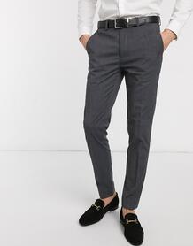 Серые облегающие брюки Burton Menswear - Серый 1286346