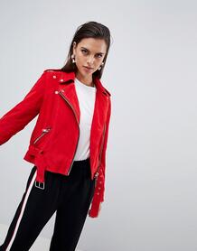 Замшевая байкерская куртка Y.A.S - Красный 1260402