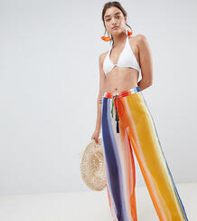 Разноцветные прозрачные пляжные брюки Akasa - Мульти 1293694
