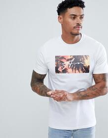Обтягивающая футболка с пальмовым принтом Good For Nothing - Белый 1306387