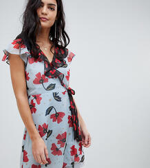 Эксклюзивное платье мини в стиле колор блок с цветочным принтом Lily & LILY AND LIONEL 1294162